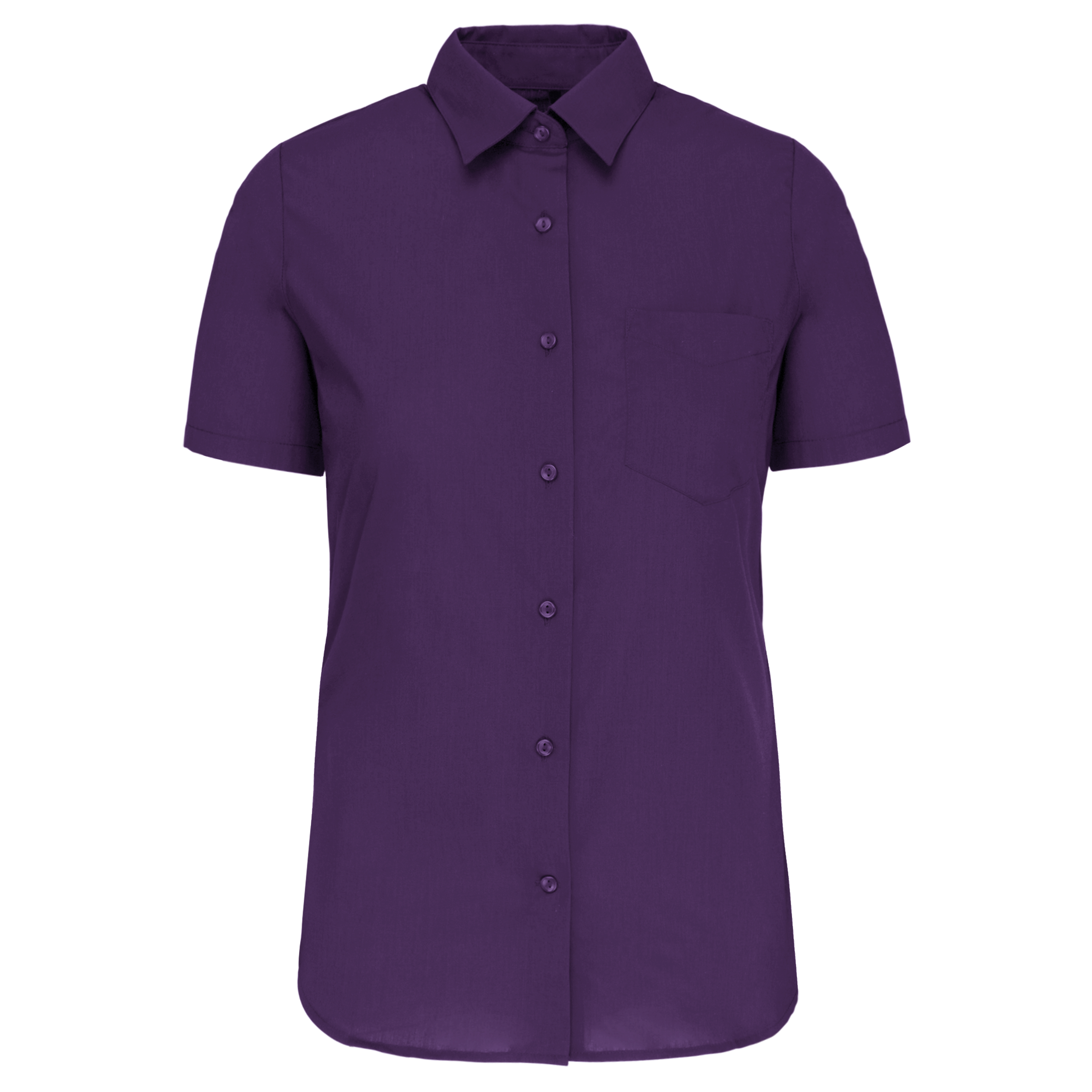 Chemise popeline polycoton manches courtes entretien facile femme – Image 73