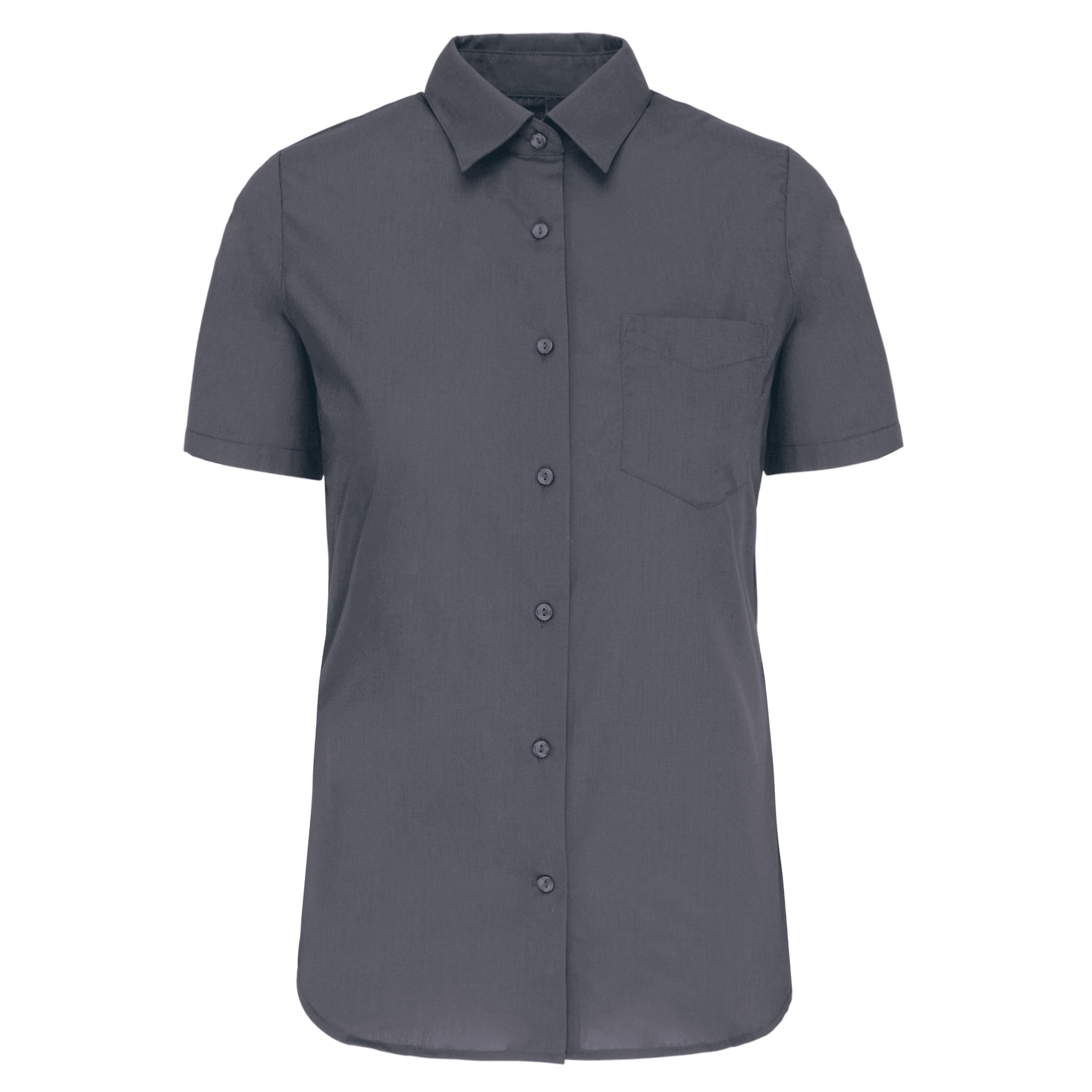 Chemise popeline polycoton manches courtes entretien facile femme – Image 85
