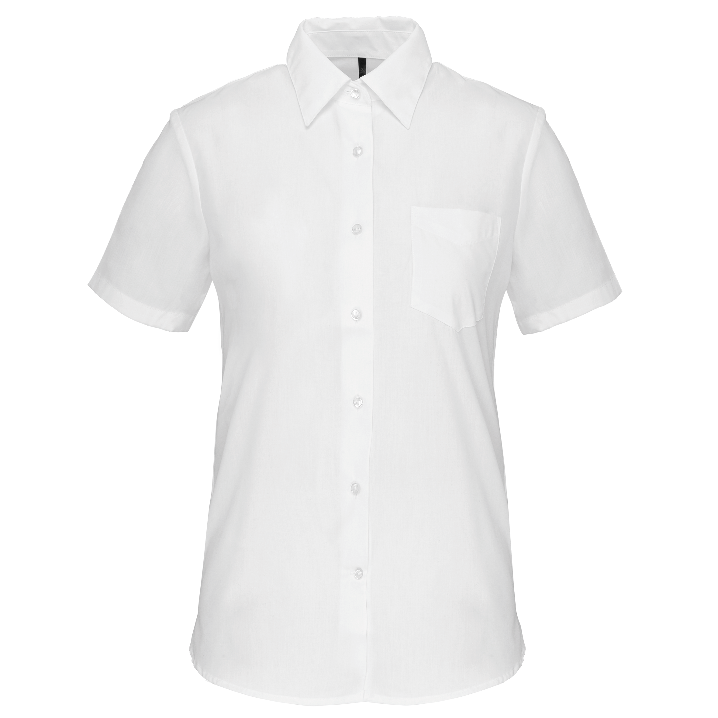 Chemise popeline polycoton manches courtes entretien facile femme – Image 88