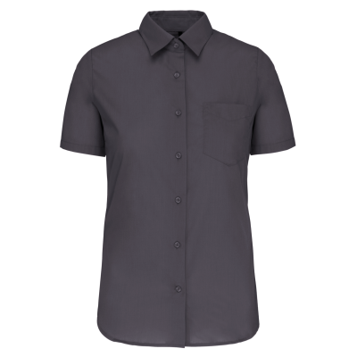 Chemise popeline polycoton manches courtes entretien facile femme – Image 97