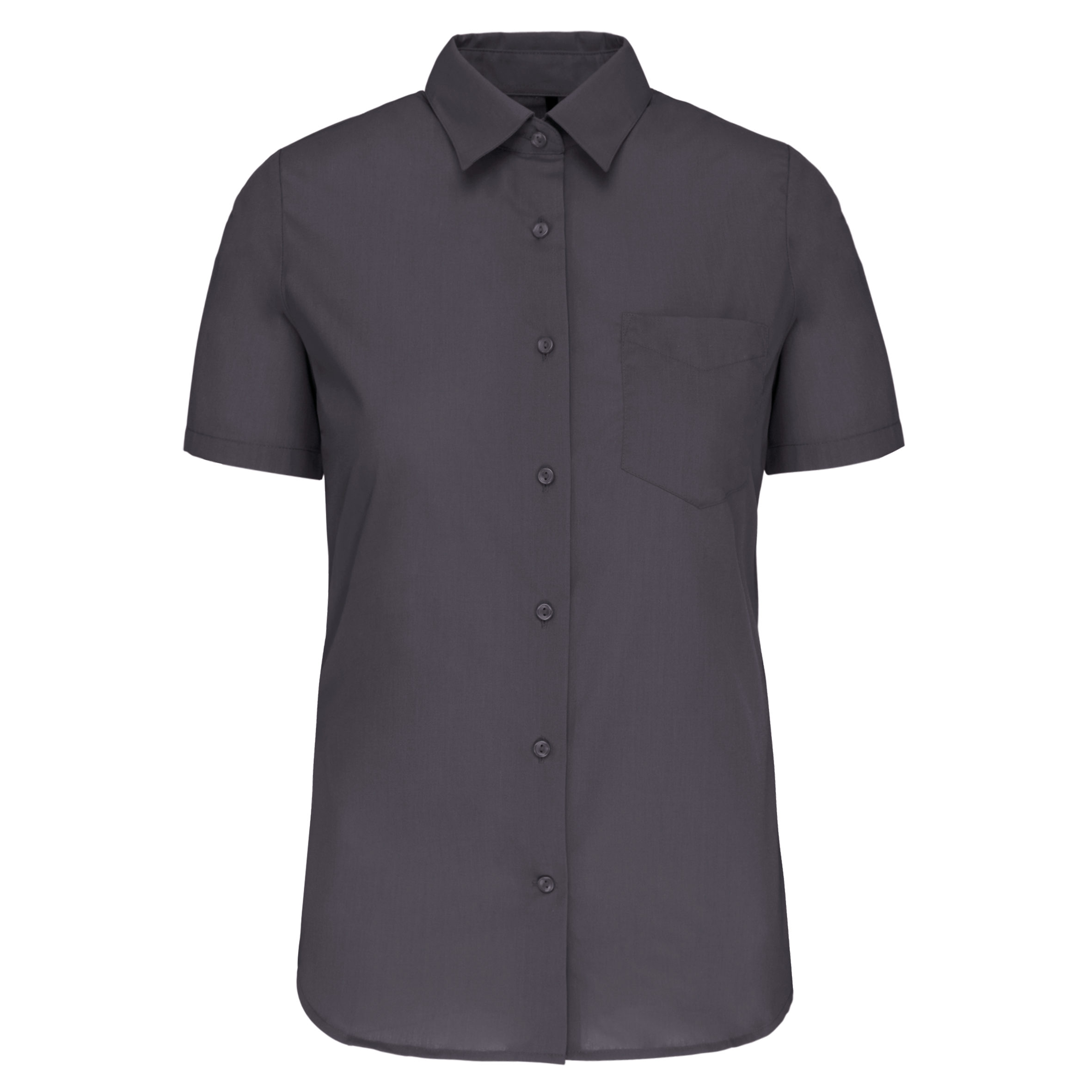Chemise popeline polycoton manches courtes entretien facile femme – Image 97