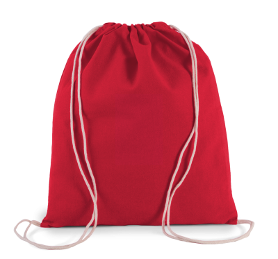 Petit sac à dos en coton bio avec cordelettes – Image 5