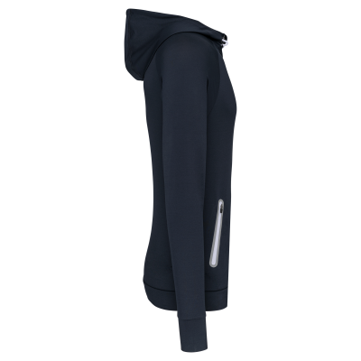 Sweat-shirt à capuche 1/4 zip sport unisexe – Image 17