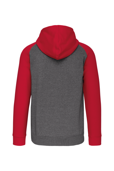 Veste molleton zippée capuche bicolore unisexe – Image 20