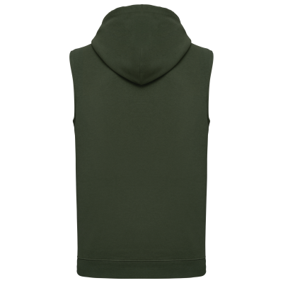 Sweat-shirt à capuche sans manches unisexe – Image 16