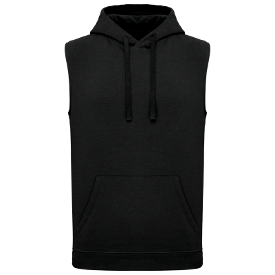 Sweat-shirt à capuche sans manches unisexe – Image 6