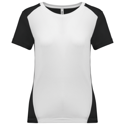 T-shirt de sport écoresponsable bicolore femme – Image 9