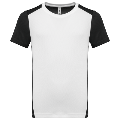 T-shirt de sport écoresponsable bicolore enfant – Image 12