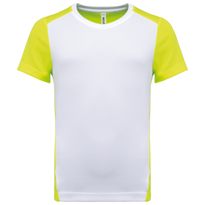 T-shirt de sport écoresponsable bicolore enfant – Image 18