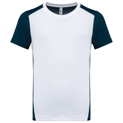T-shirt de sport écoresponsable bicolore enfant – Image 21
