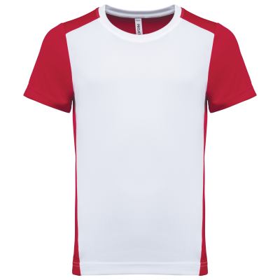 T-shirt de sport écoresponsable bicolore enfant – Image 24