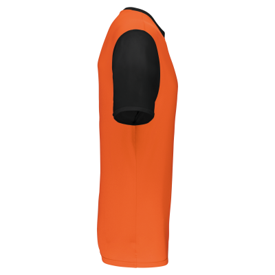 Maillot manches courtes bicolore unisexe – Image 40