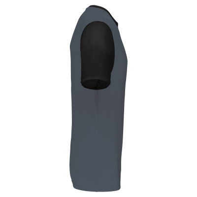 Maillot manches courtes bicolore unisexe – Image 46