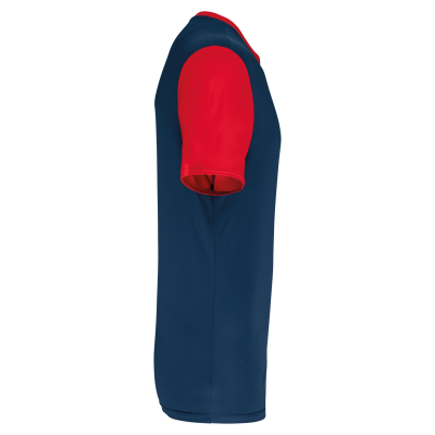 Maillot manches courtes bicolore unisexe – Image 49
