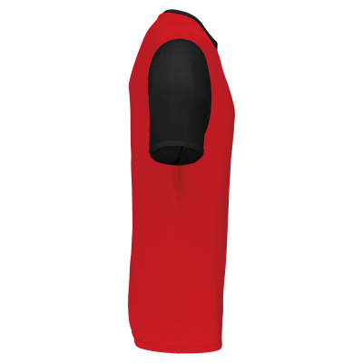 Maillot manches courtes bicolore unisexe – Image 64