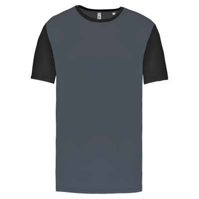 Maillot manches courtes bicolore unisexe – Image 44