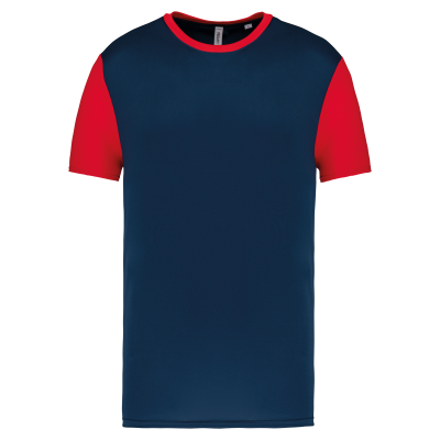 Maillot manches courtes bicolore unisexe – Image 47