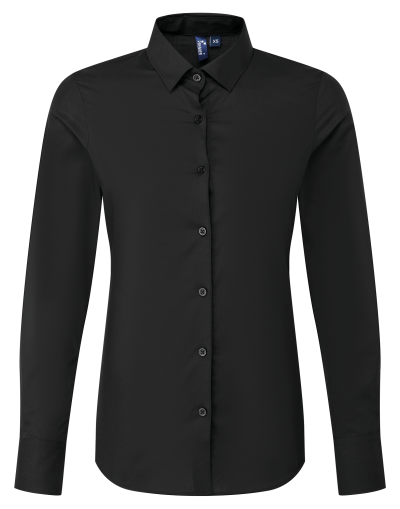 Chemise popeline RECYCLIGHT à manches longues pour femme – Image 2