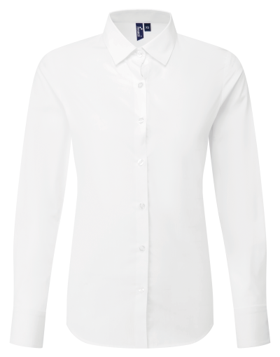 Chemise popeline RECYCLIGHT à manches longues pour femme – Image 3