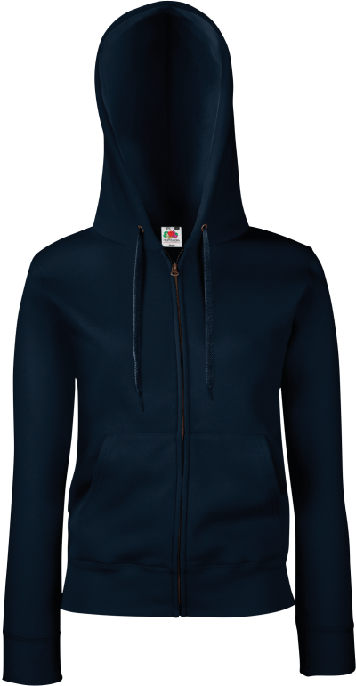 Sweat-shirt femme zippé capuche Premium (62-118-0) – Image 6