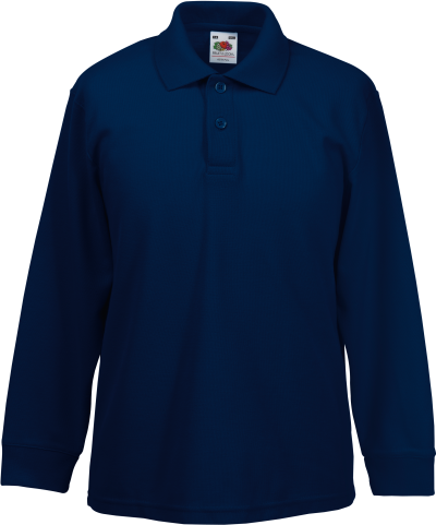 Polo enfant 65/35 manches longues