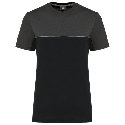T-shirt bicolore écoresponsable manches courtes unisexe – Image 15
