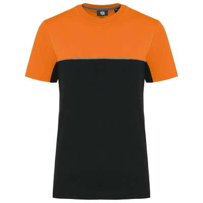 T-shirt bicolore écoresponsable manches courtes unisexe – Image 21