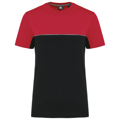 T-shirt bicolore écoresponsable manches courtes unisexe – Image 24