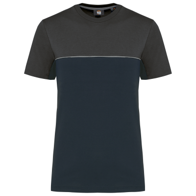 T-shirt bicolore écoresponsable manches courtes unisexe – Image 30