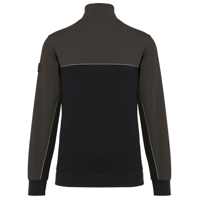 Sweat-shirt écoresponsable col zippé unisexe – Image 14