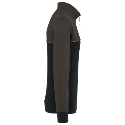 Sweat-shirt écoresponsable col zippé unisexe – Image 15