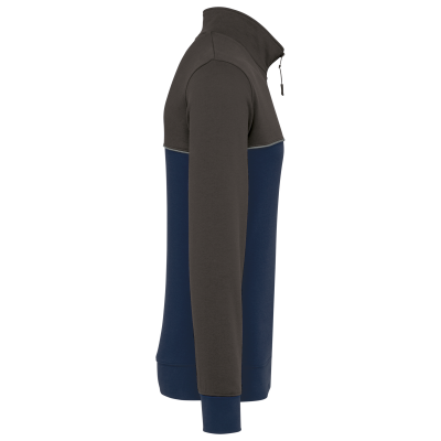 Sweat-shirt écoresponsable col zippé unisexe – Image 30