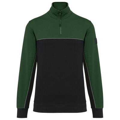 Sweat-shirt écoresponsable col zippé unisexe – Image 16