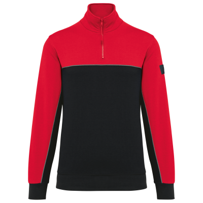 Sweat-shirt écoresponsable col zippé unisexe – Image 22