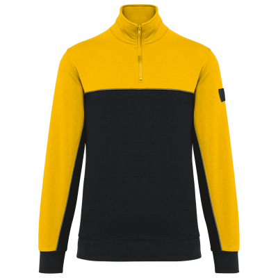 Sweat-shirt écoresponsable col zippé unisexe – Image 25