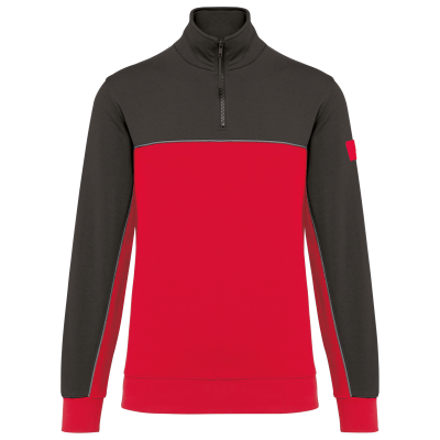 Sweat-shirt écoresponsable col zippé unisexe – Image 34
