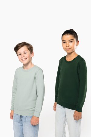 Sweat-shirt écoresponsable col rond enfant