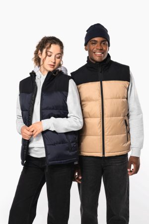 Bodywarmer matelassé bi-ton unisexe
